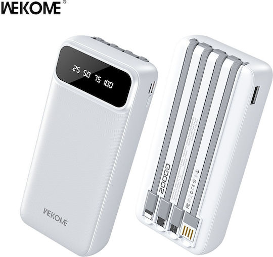 WK WP-103 Power Bank 20000mAh 12W White view 1