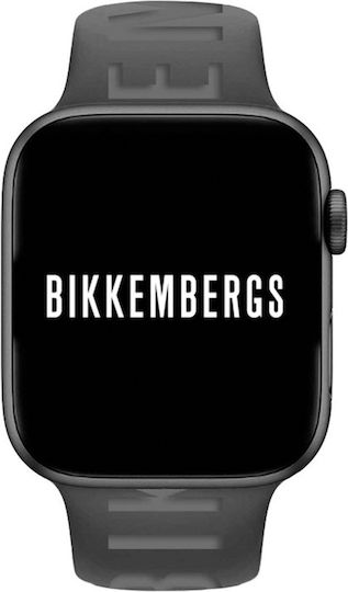 Bikkembergs BK03 Small Aluminium Smartwatch with Heart Rate Monitor (Black)