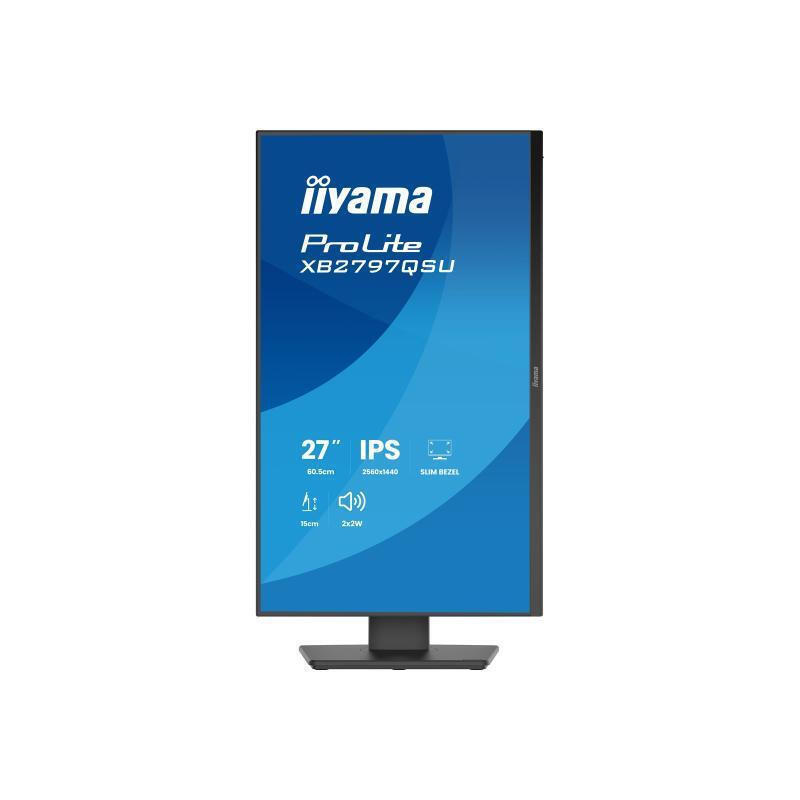 Iiyama XB2797QSU-B1 Monitor 27" QHD 2560x1440 view 3