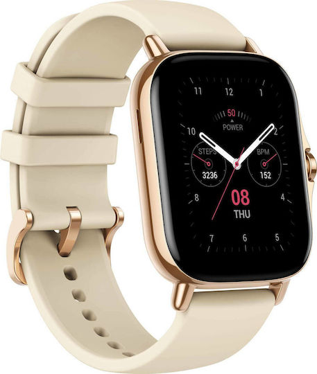 Amazfit GTS 2 Aluminium 43mm Waterproof Smartwatch with Heart Rate Monitor (Desert Gold) view 5