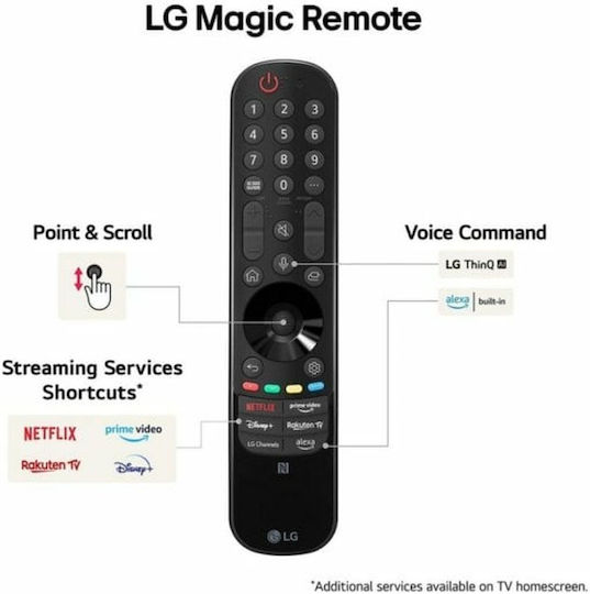 LG Smart Television 55" 4K UHD OLED OLED55C45LA HDR (2024) view 2
