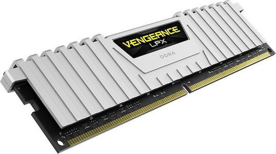 Corsair Vengeance LPX White 16GB DDR4 RAM with 2 Modules (2x8GB) and 3000 Speed for Desktop (CMK16GX4M2D3000C16W) view 2