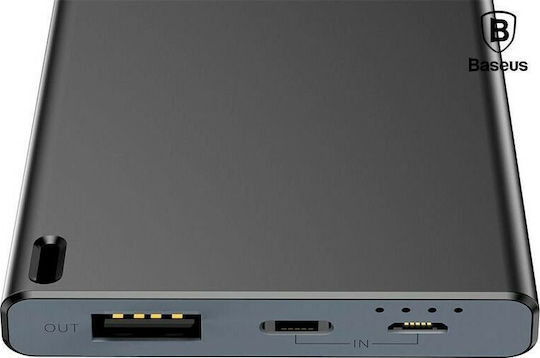 Baseus Power Bank 10000mAh with USB-A Port and 2 USB-C Ports Black vue 3