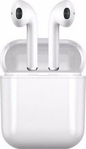 SPM I12 Earbud Bluetooth Handsfree Earphones with Charging Case White view 4