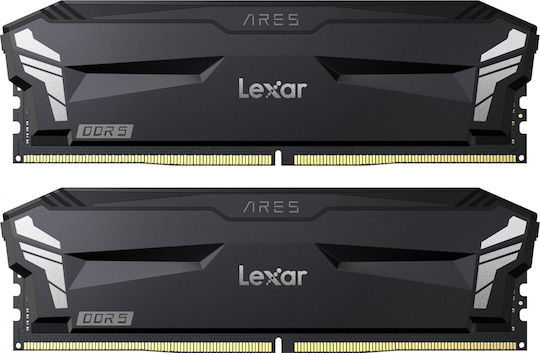 Lexar ARES Gaming DDR5 32GB RAM with 2x16GB Modules and Speed 6000 for Desktop LD5U16G60C320A-RGD view 2