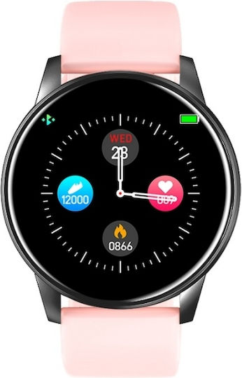 Xnous Tgk 3.0 Smartwatch with Heart Rate Monitor (Pink) view 2