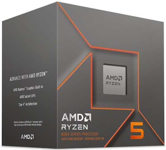 AMD Ryzen 5 8500G 3.5GHz Processor 6 Core for Socket AM5 in Box with Heatsink view 1