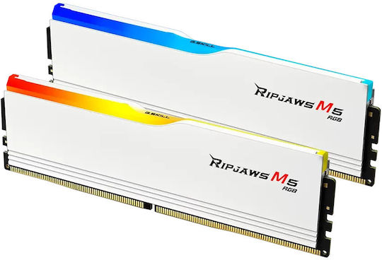 G.Skill Ripjaws M5 RGB DDR5 64GB RAM with 2x32GB Modules and Speed 6000 for Desktop F5-6000J3238G32GX2-RM5RW view 4