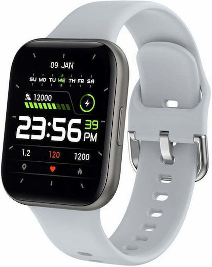 Colmi P8 SE Plus 45mm Smartwatch with Heart Rate Monitor (Gray)