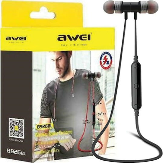 Awei B926BL In-ear Bluetooth Handsfree Earphones with Sweat Resistance Black view 4