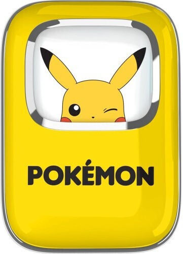 OTL Pokemon Pikachu Slide In-ear Bluetooth Handsfree Earphones with Charging Case Yellow vue 4