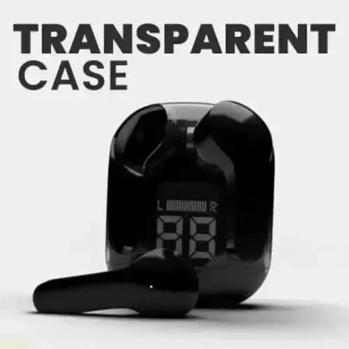 149609 In-ear Bluetooth Handsfree Earphones with Charging Case Black view 3