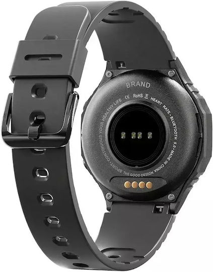 Nubi H88 Smartwatch with Heart Rate Monitor (Black) view 5