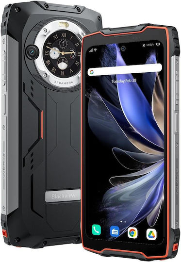 BlackView BV9300 Pro Dual SIM (12GB/256GB) Resistant Smartphone Orange view 2