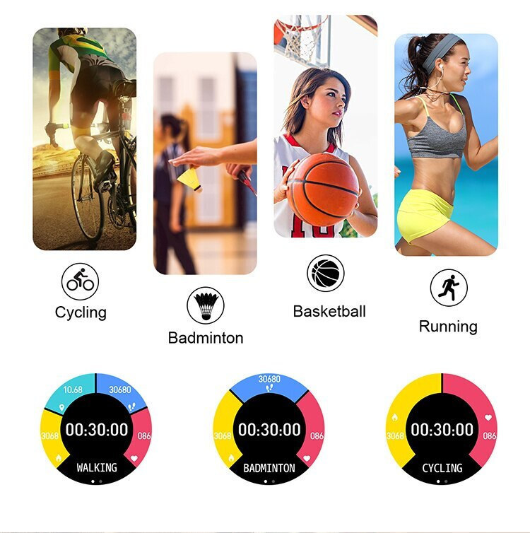 Pacific 28-2 50mm Smartwatch with Heart Rate Monitor (Gold) vue 4