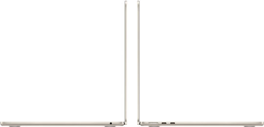 Apple MacBook Air 15" (2024) 15.3" Retina Display (M3-8-core/8GB/256GB SSD) Starlight (US Keyboard) vista 4