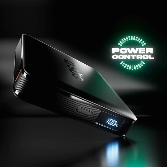 SBS High Density Power Bank 5000mAh 10W with USB-C Port Black view 5
