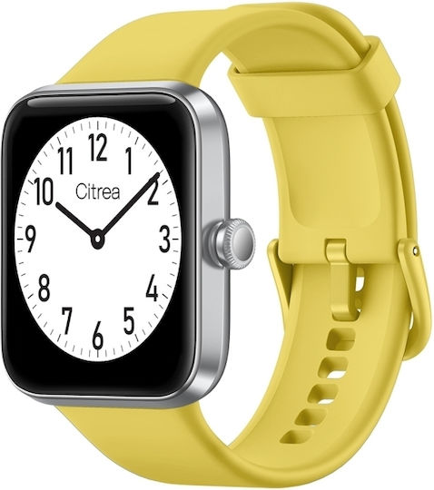 Q&Q Citrea Smartwatch with Heart Rate Monitor (Yellow) view 3