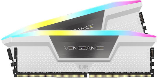 Corsair Vengeance RGB DDR5 with Module 1x32GB and Speed 6400 for Desktop CMH32GX5M2B6400Z36W