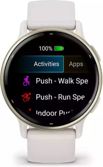 Garmin Vivoactive 5 Aluminium 42mm Waterproof Smartwatch with Heart Rate Monitor (Ivory) view 3