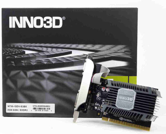 Inno 3D GeForce GT 730 2GB GDDR3 DDR3 LP Graphics Card view 4