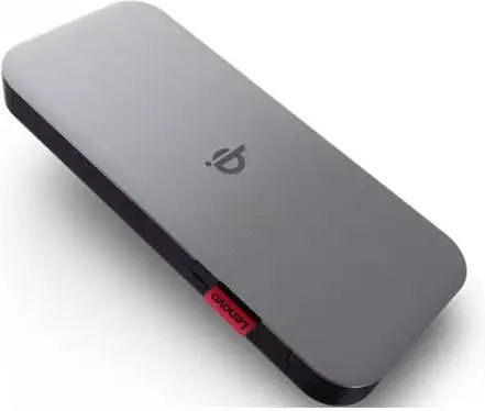 Lenovo Go Wireless Power Bank 10000mAh 30W with USB-C Port Power Delivery Gray view 4