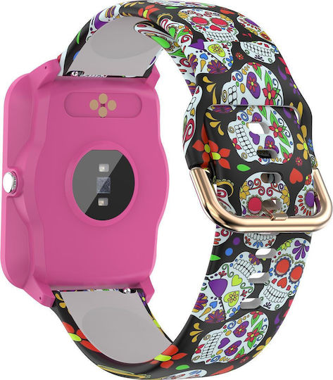 Bemi KIX-M Smartwatch with Heart Rate Monitor (Pink) view 2
