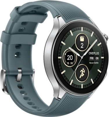 OnePlus Watch 2 Stainless Steel 47mm Waterproof with Heart Rate Monitor (Radiant Steel) view 3
