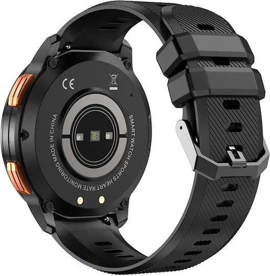 AK59 Smartwatch with Heart Rate Monitor (Black) vista 2