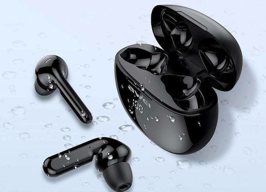 Awei T15P In-ear Bluetooth Handsfree Earphones with Charging Case Black view 3