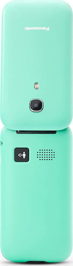 Panasonic KX-TU400 Single SIM Mobile with Large Buttons Turquoise view 5