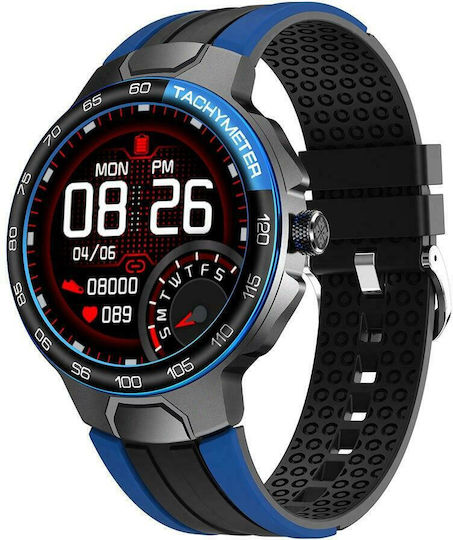 E15 44mm Smartwatch with Heart Rate Monitor (Blue) view 2