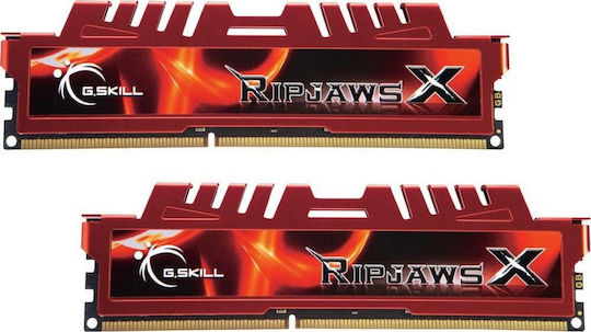 G.Skill RipjawsX DDR3 16GB RAM with 2x8GB Modules and Speed 1600 for Desktop F3-12800CL10D-16GBXL