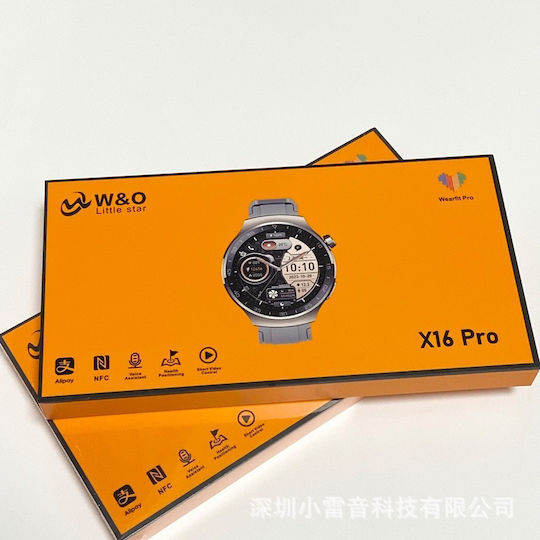 X16 PRO Smartwatch with Heart Rate Monitor (Black) view 3