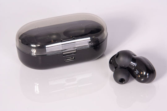 Madison TWS 200 In-ear Bluetooth Handsfree Earphones with Charging Case Black view 5