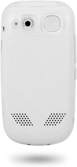 SPC Harmony Dual SIM (125MB/125MB) Mobile with Large Buttons White view 3