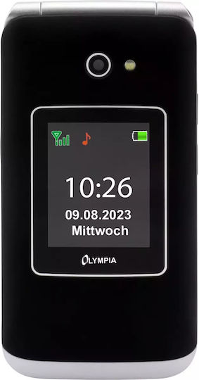 Olympia Vitus Dual SIM Mobile with Large Buttons (English) Black view 5