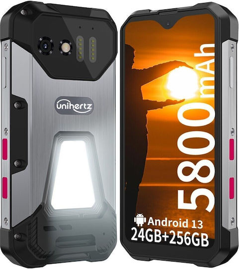 Unihertz Tank Mini Dual SIM (12GB/256GB) Resistant Smartphone Mobile Gray view 1