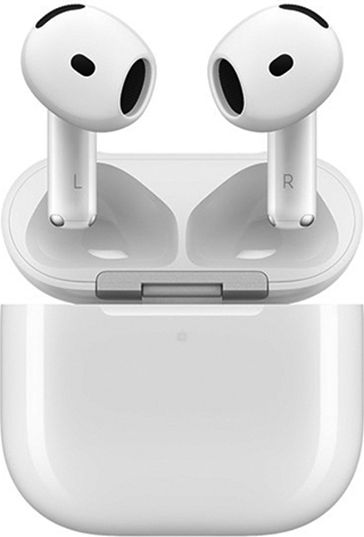 Apple AirPods 4 Earbud Bluetooth Handsfree Earphones with Sweat Resistance and Charging Case White vue 2