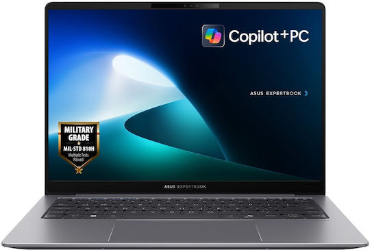 Asus ExpertBook P5 P5405CSA-U515W 14" QHD+ 144Hz (Ultra 5-226V/16GB/512GB SSD/W11 Home) Misty Grey (UK Keyboard) view 1