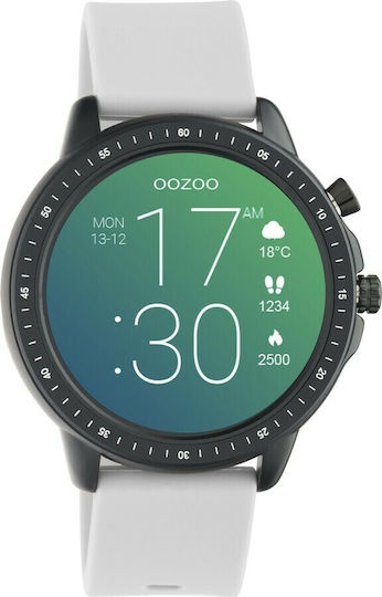 Oozoo Q00328 45mm Smartwatch with Heart Rate Monitor (Black / Grey) view 2