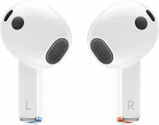 Samsung Galaxy Buds3 Bluetooth Handsfree Earphones with Sweat Resistance and Charging Case White view 3