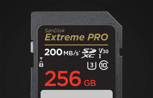 Sandisk Extreme Pro SDXC 256GB Class 10 U3 V30 UHS-I view 5