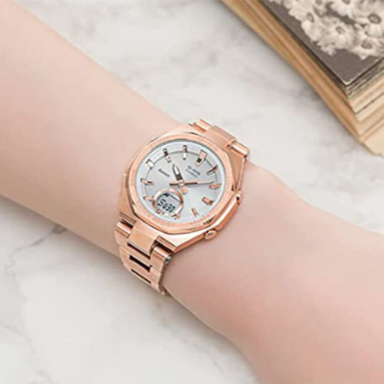 Casio MSG-B100DG-4AER Stainless Steel 47mm Waterproof Smartwatch (Rose Gold) view 4