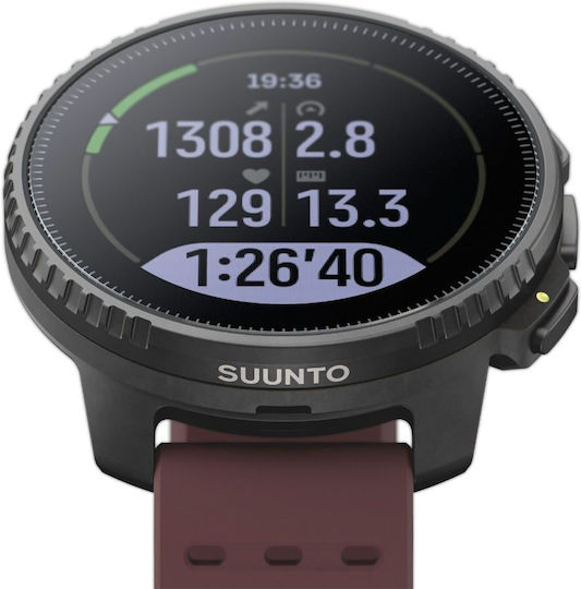 Suunto Vertical Stainless Steel 49mm Smartwatch with Heart Rate Monitor (Black Ruby) view 9