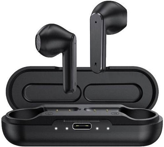 TWS Pro X In-ear Bluetooth Handsfree Earphones with Sweat Resistance and Charging Case Black