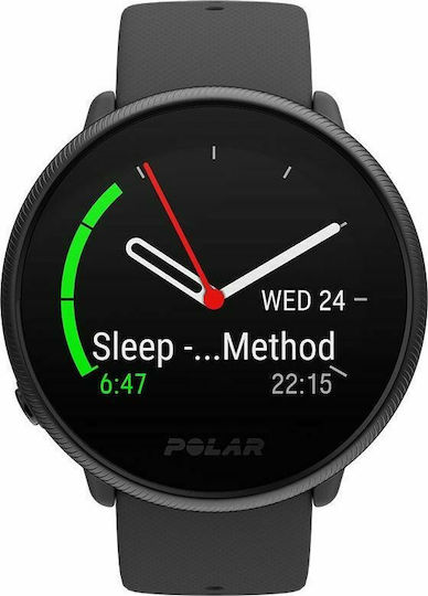 Polar Ignite 2 Stainless Steel 43mm Waterproof Smartwatch with Heart Rate Monitor (Black Pearl) view 7