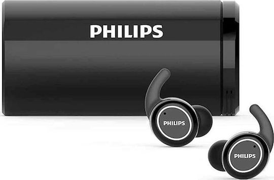Philips ActionFit ST702 In-ear Bluetooth Handsfree Earphones with Sweat Resistance and Charging Case Black