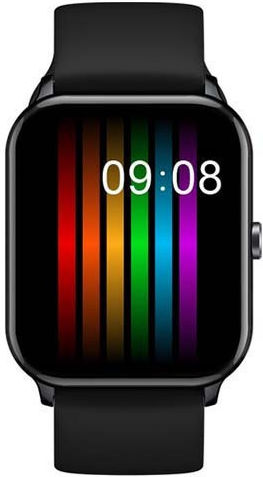 QCY GTC 46mm Smartwatch with Heart Rate Monitor (Black)
