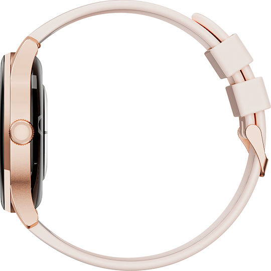 QCY Elite S11 Smartwatch with eSIM and Heart Rate Monitor (Rose Gold) view 3